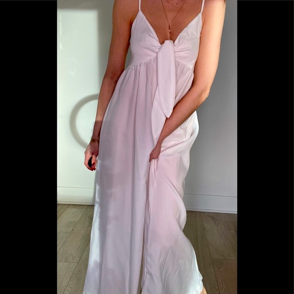 Brand NEW white flowy empire waist maternity/summer dressy/casual maxi dress - Picture 5 of 6